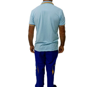 Camiseta Polo Padrão Azul Gerente Masculina