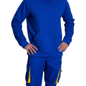 Blusa Moletom Padrão Azul Frentista